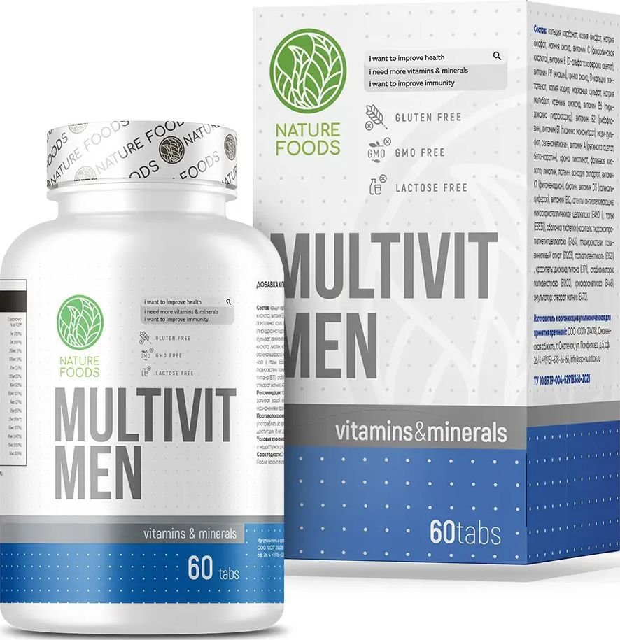 

Комплекс Nature Foods Multi Men (120 таблеток)