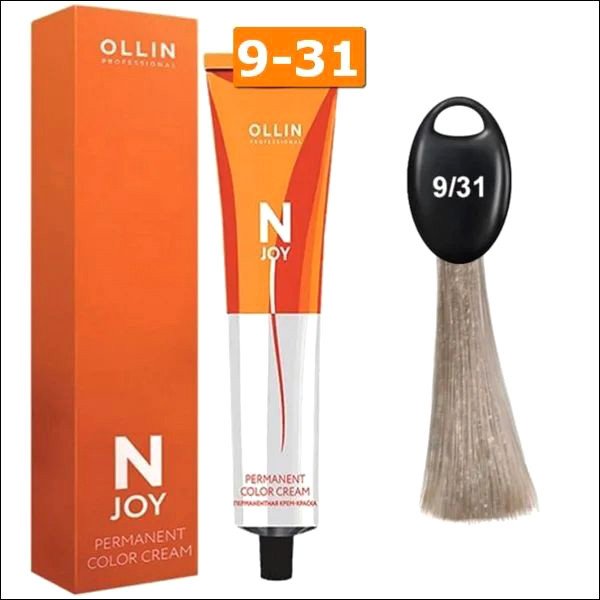 

Крем-краска Ollin Professional N-Joy Color Cream 9/31 блондин золотисто-пепельный 100 мл