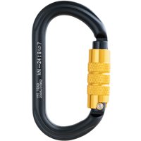 Карабин туристический Vento Овал с байонетной муфтой vnt 1043_bk