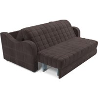 Диван Мебель-АРС Аккордеон Барон №4 ППУ 120x200 (коричневый кордрой)
