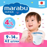 Трусики-подгузники Marabu Premium Japan L 9-14 кг (42 шт) 4903720031025