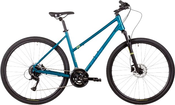 

Велосипед Atom Symbiotic Cross Lady M 2024 (Teal-Blue)