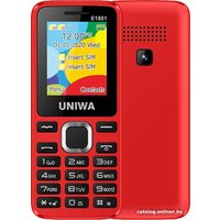 Кнопочный телефон Uniwa E1801 (красный)