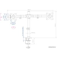 Кронштейн для монитора Arm Media LCD-T42 в Гродно