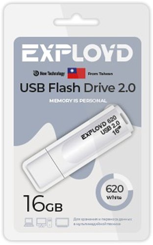 

USB Flash Exployd 620 16GB (белый)