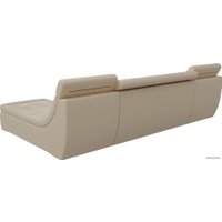 Модульный диван Лига диванов Холидей люкс 105572 (экокожа, бежевый)