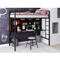 Кровать-чердак Формула мебели Севилья-1.2 /С1/2.5 (черный)