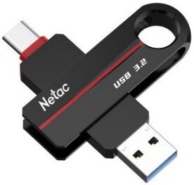 

USB Flash Netac US18 USB 3.2+TypeC 128GB NT03US18C-128G-32BK