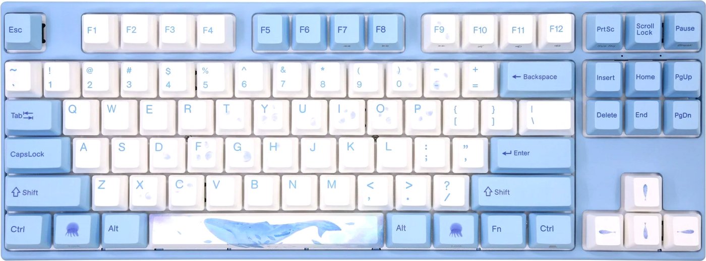 

Клавиатура Varmilo VPM87 Sea Melody (Varmilo EC Sakura V2, нет кириллицы)