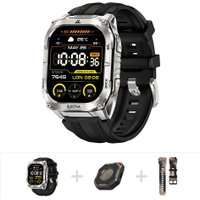 Умные часы Kospet Tank M4C Outdoor Pack (серебристый)