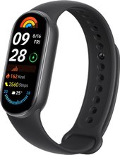 Xiaomi Smart Band 9 (черный, с черным силиконовым ремешком, международная версия)