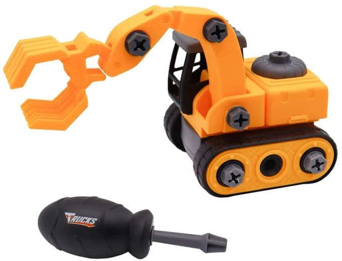 

Конструктор Funky Toys Экскаватор с отверткой FT0398148