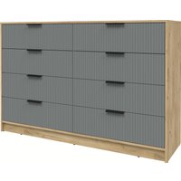 Комод Интерлиния Концепт Лайн КТ-К157 (дуб золотой/серый)