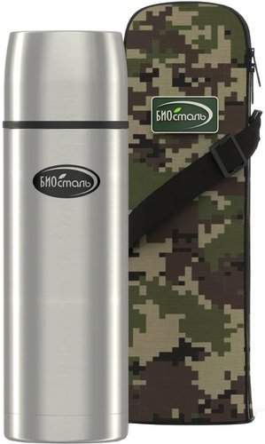 Термос БИОСТАЛЬ Охота NBP-1000B Stainless Steel
