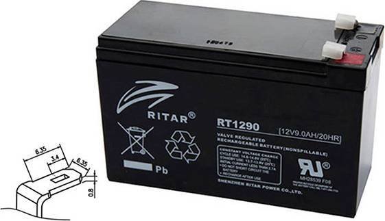

Аккумулятор для ИБП Ritar RT1290K