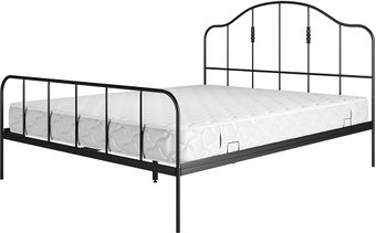 Кровать Князев Мебель Афина АФН.160.200.Ч (черный муар)