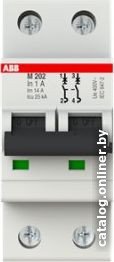 

Выключатель автоматический ABB M202-1 2P 1A Im=14A 25kA 2M 2CDA282799R0011