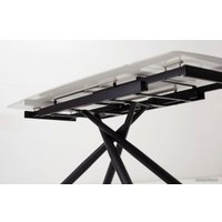 Кухонный стол M-City Rivoli 140 Matt 614M04287 (White Marble Solid Ceramic/Black)