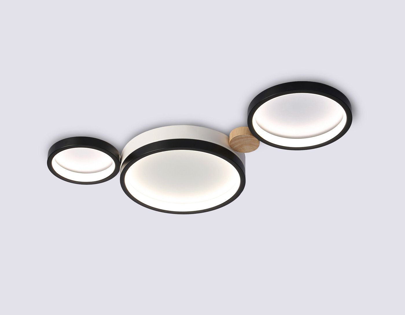 

Припотолочная люстра Ambrella light FL4814/3 BK/WH