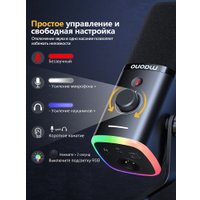 Проводной микрофон Maono PD100X (черный)