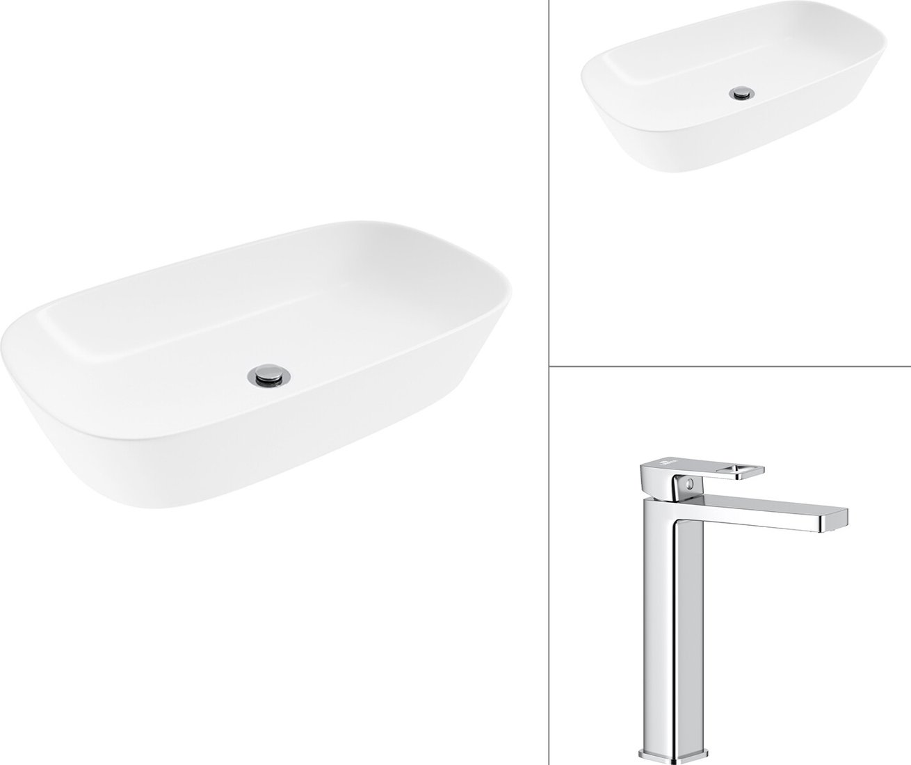 

Умывальник Lauter 21393-70 + Cascade 21СК0655C