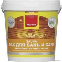 Лак Neomid Sauna акриловый для бань и саун 1 л