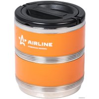Термос для еды Airline IT-T-02 1.4л (оранжевый/черный)