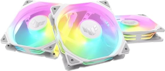 

Комплект вентиляторов для корпуса ASUS TUF Gaming TR120 ARGB Reverse Triple Pack (белый)