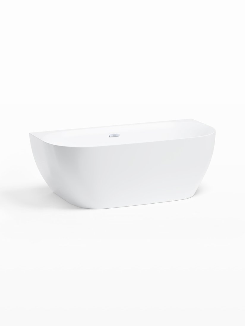 Ванна Wellsee Belle Spa 3.0 170x80 235901001 (пристенная ванна белый глянец, экран, ножки, сифон-автомат хром)