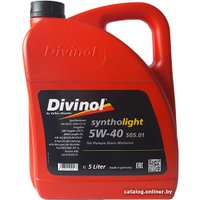 Моторное масло Divinol Syntholight 505.01 SAE 5W-40 4л