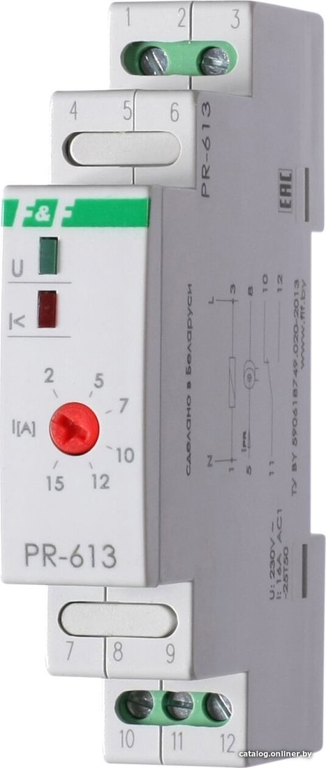 Реле тока Евроавтоматика F&F PR-613 EA03.003.004