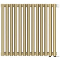 Стальной трубчатый радиатор Сунержа Эстет-00 EU50 500х585 13 секций (матовая шампань)