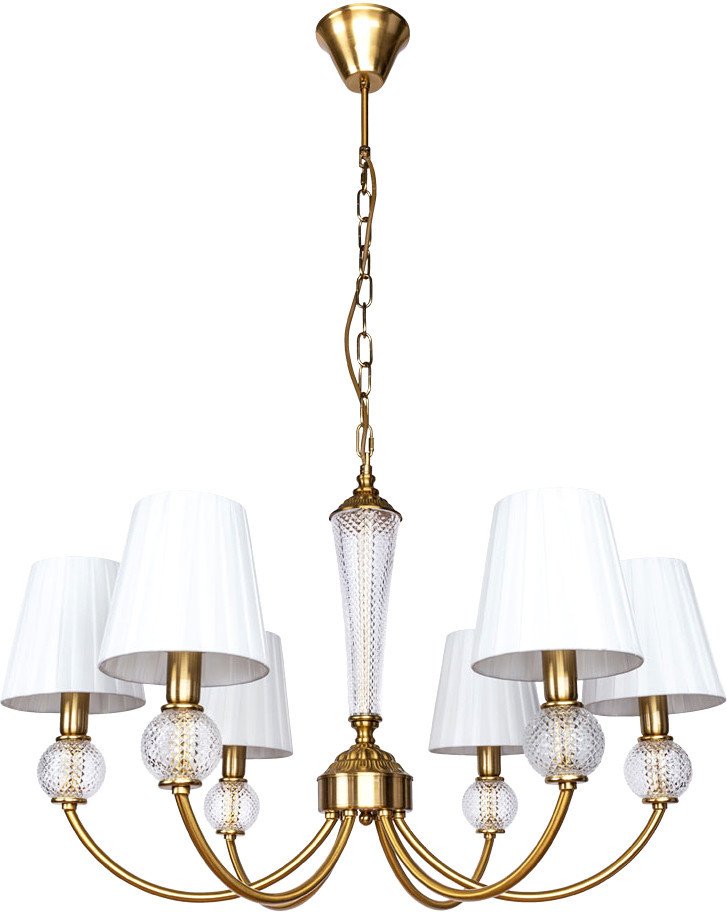 

Люстра средней высоты Arte Lamp Gracie A7301LM-6PB