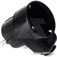 Розетка Timex 2P+E WT16UGS-CZ (черный) в Бресте