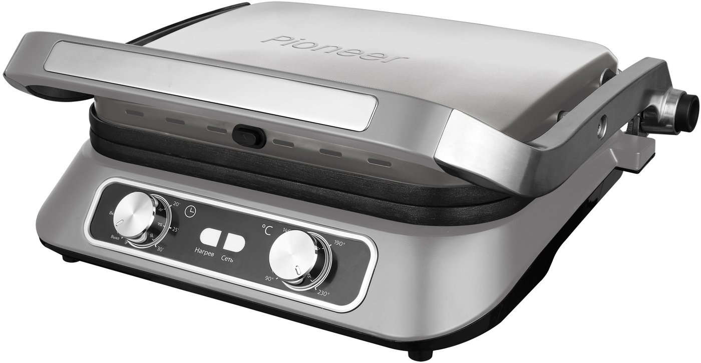 

Электрогриль Pioneer GR1010E (серебристый)