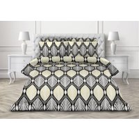 1.5-спальный комплект постельного белья Реноме 1.5сп Премиум Арт-деко 13112-1 (бязь)