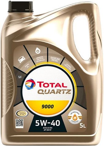 Моторное масло Total Quartz 9000 5W-40 SN/CF 5л