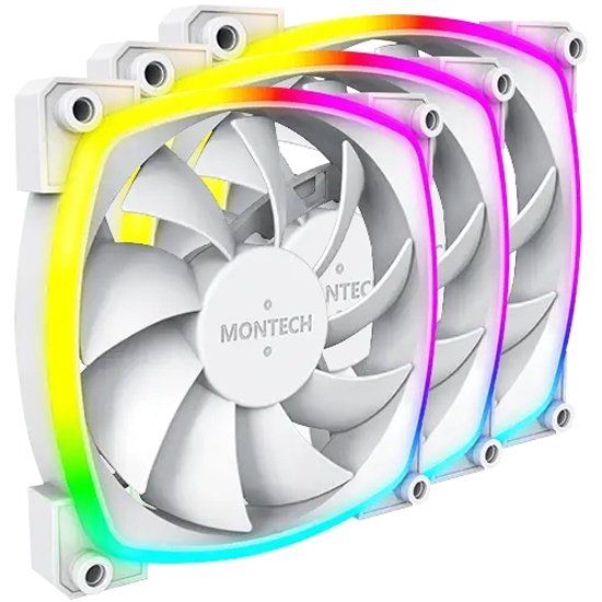 

Комплект вентиляторов для корпуса Montech AX120 PWM 3 IN 1 (белый)