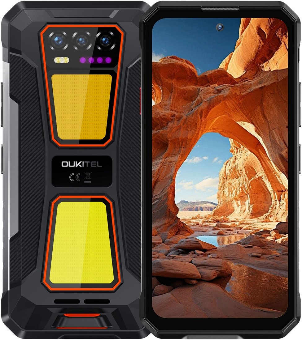 

Телефон Oukitel WP58 Pro 8GB/512GB (черный/оранжевый)