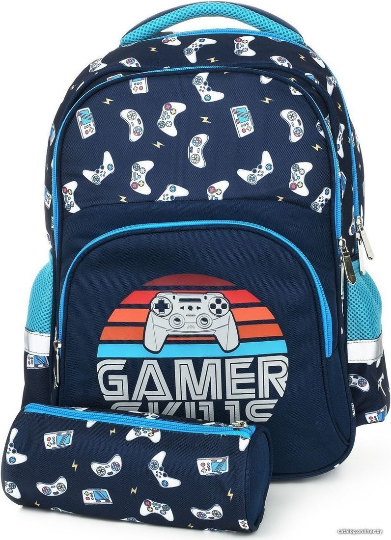 Школьный рюкзак Schoolformat Soft 2 + Gamers РЮКМ2П-ГЕР