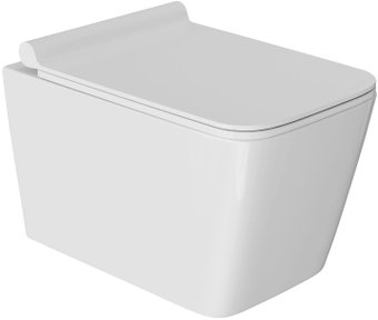 Унитаз подвесной White Wave Leon (белый глянец)