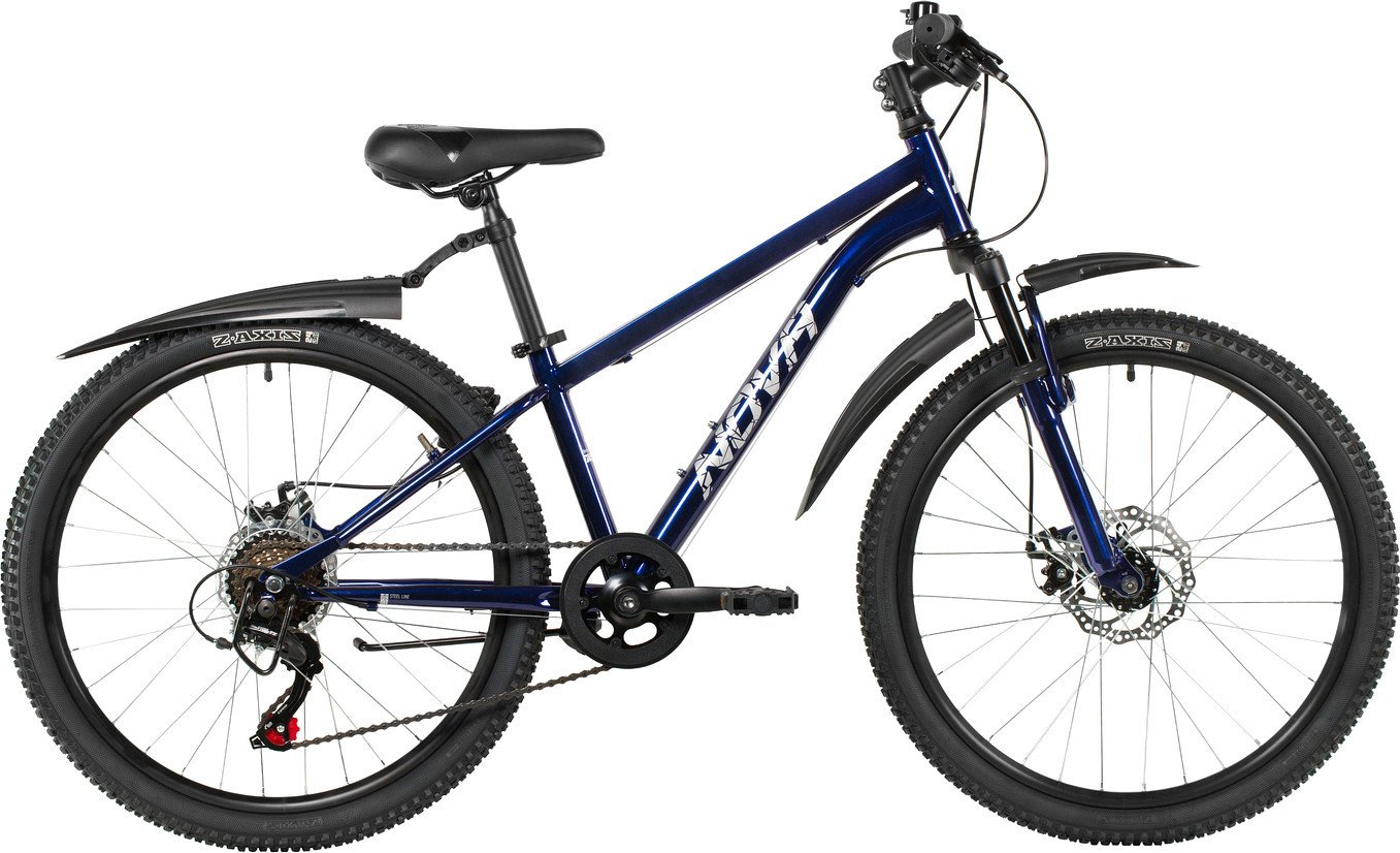 Детский велосипед Novatrack Battler 24 24SHD.BATTLER.12DBL6 (темно-синий, разобранный)