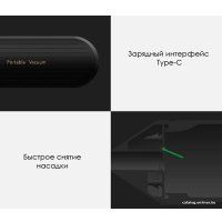 Автомобильный пылесос Cleanfly H2 Portable Vacuum Cleaner FV2S (белый)