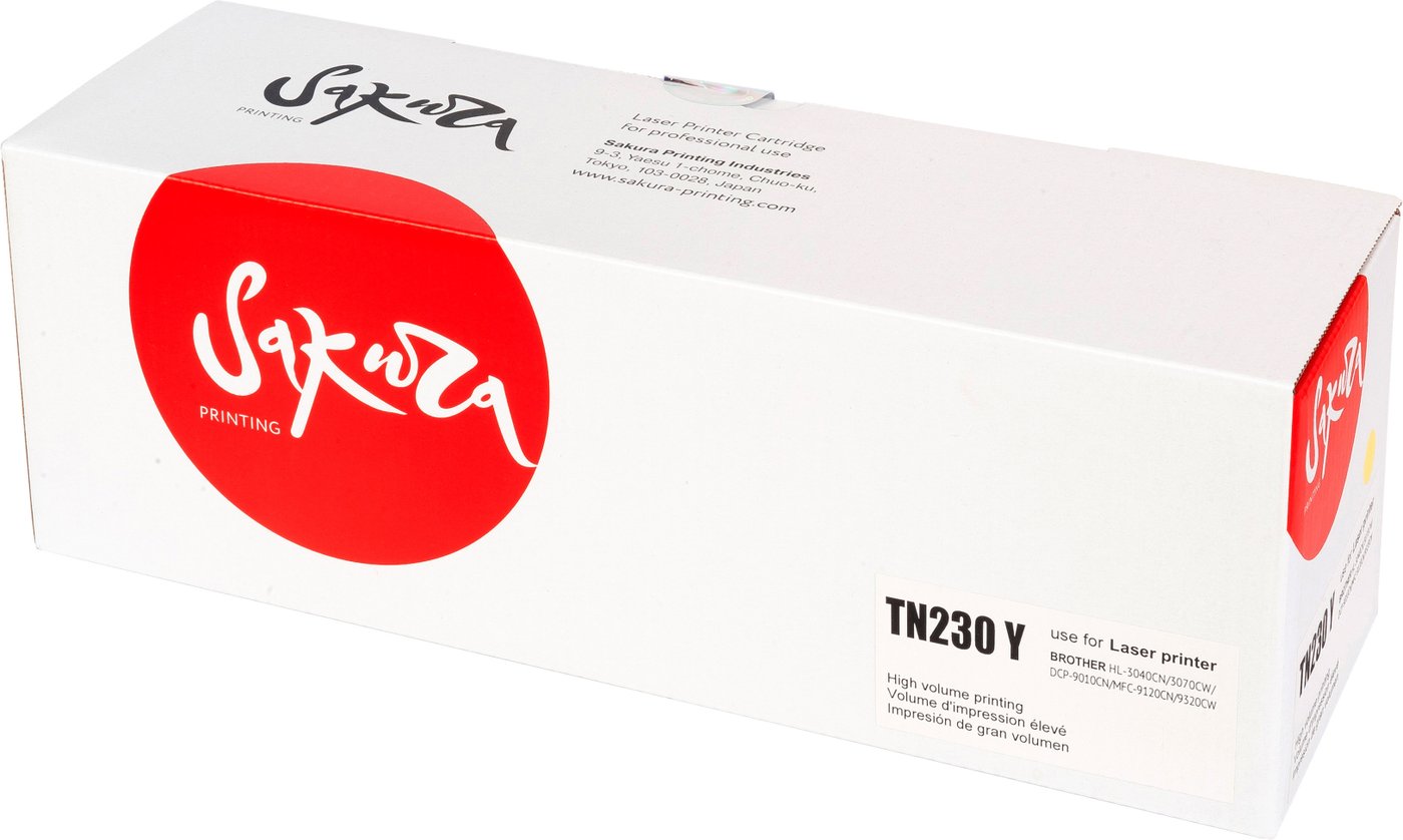 

Картридж Sakura Printing SATN230Y (аналог Brother TN-230Y)