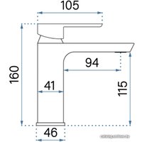 Смеситель Rea Argus B6210 (черный матовый)