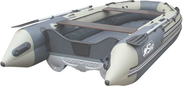 

Моторно-гребная лодка Reef Скат RF-S370 (темно-серый/белый)
