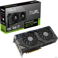 Видеокарта ASUS Dual GeForce RTX 4070 Super OC Edition 12GB GDDR6X DUAL-RTX4070S-O12G
