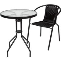 Набор садовой мебели King Style Pinto Uno (черный)