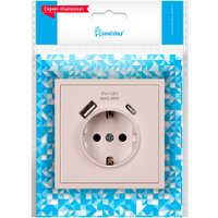 Розетка SmartBuy Капелла SBE-09i-16-S1-USB