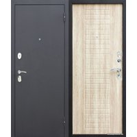 Металлическая дверь Garda Муар 8 мм 205x86 (белый ясень, левый)